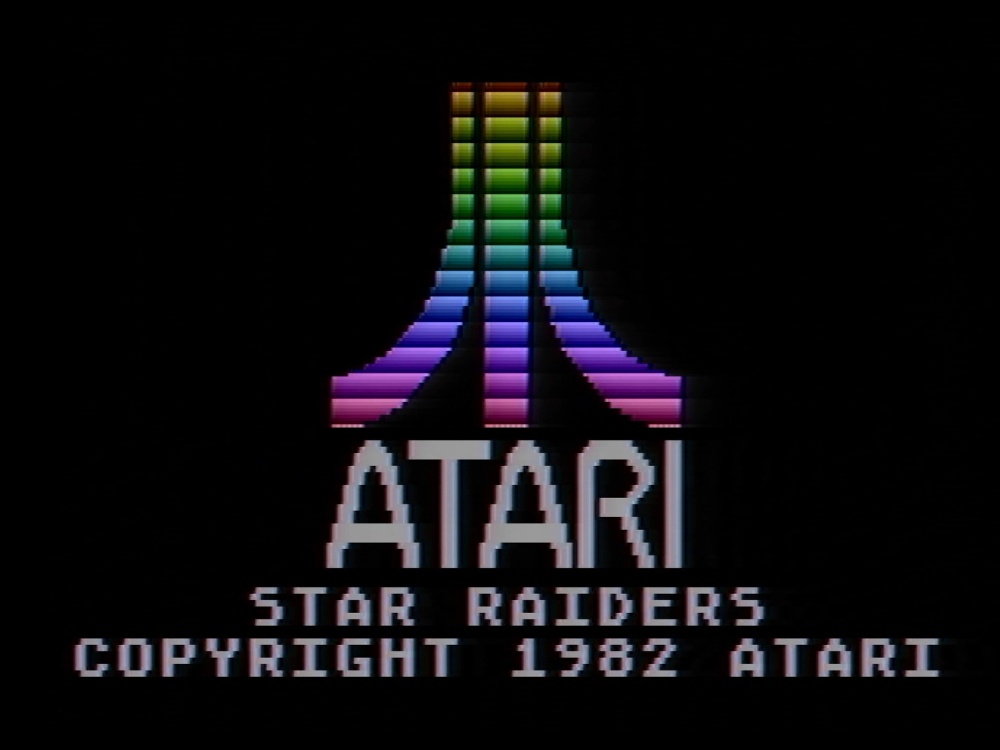 Title Screen of Star Raiders for Atari 5200